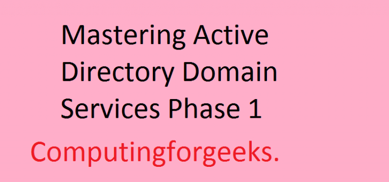 mastering active directory