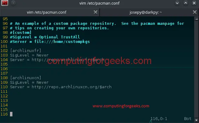 install deb package on arch linux download