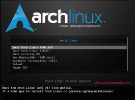 Arch Linux Installation Cheetsheet