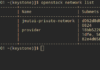 Creating Openstack Network and Subnets