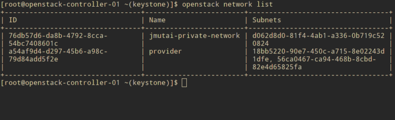 Creating Openstack Network and Subnets