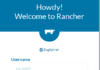 How to launch Kubernetes cluster using Rancher