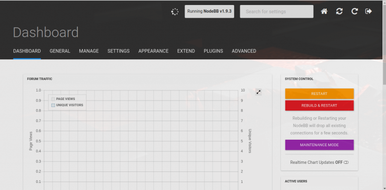 nodebb admin interface 02