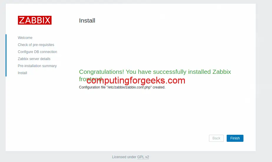 How To Install Zabbix Server 5.0 on CentOS 7 5 zabbix setup 06