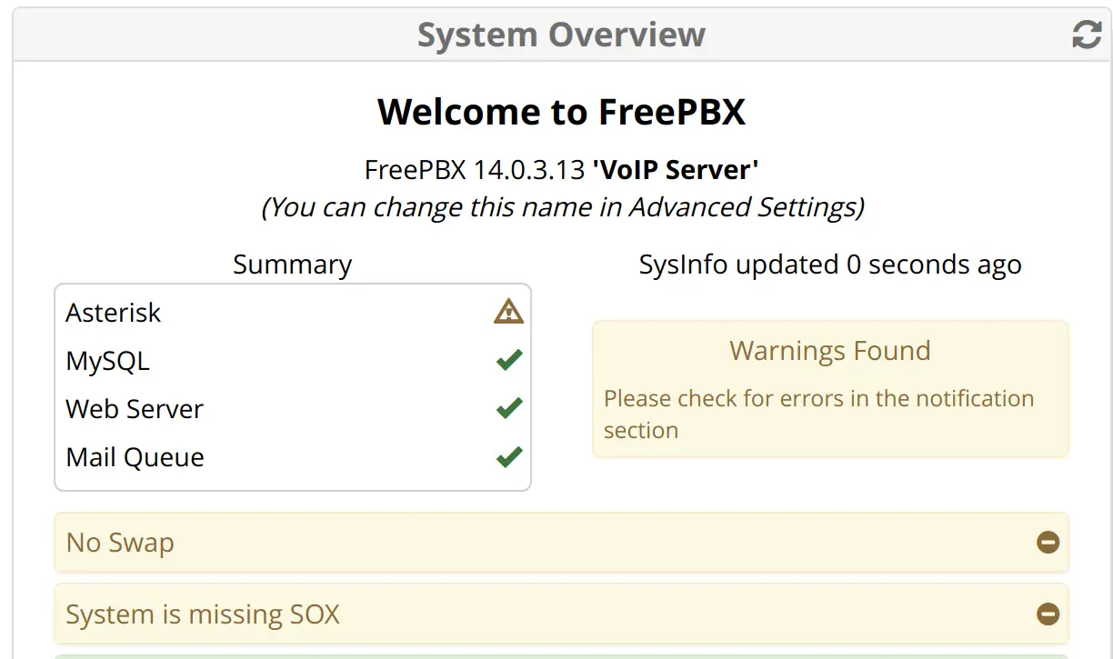 Freepbx на каком линуксе