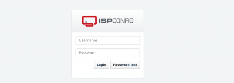 ispconfig dns only login
