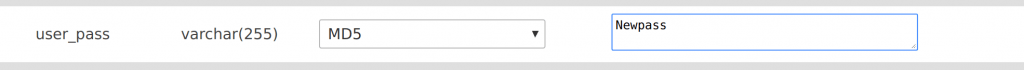 phpmyadmin reset wordpress admin pass min