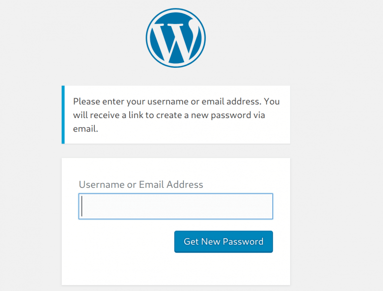 wordpress reset pass email min