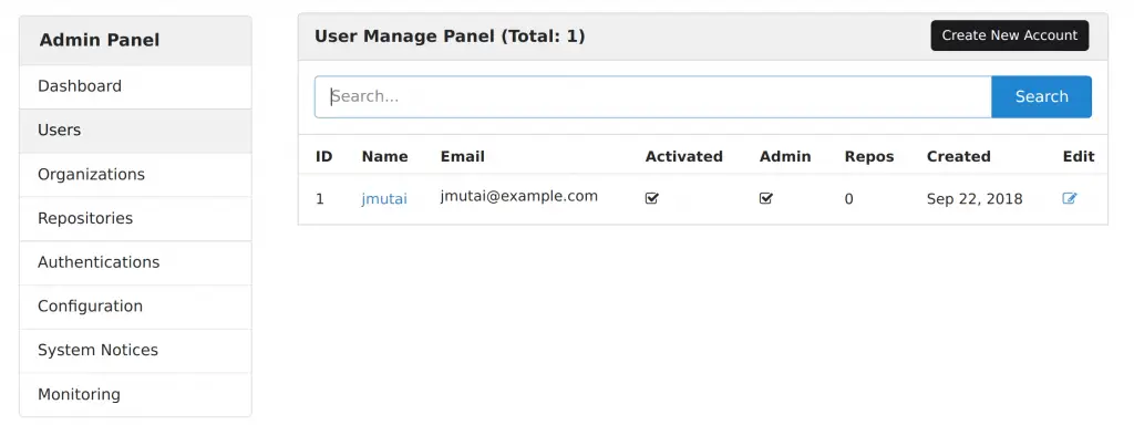How to Install Gogs Git service on Ubuntu 19.04/18.04/16.04 6 install gogs git service ubuntu 18.04 add user accounts min