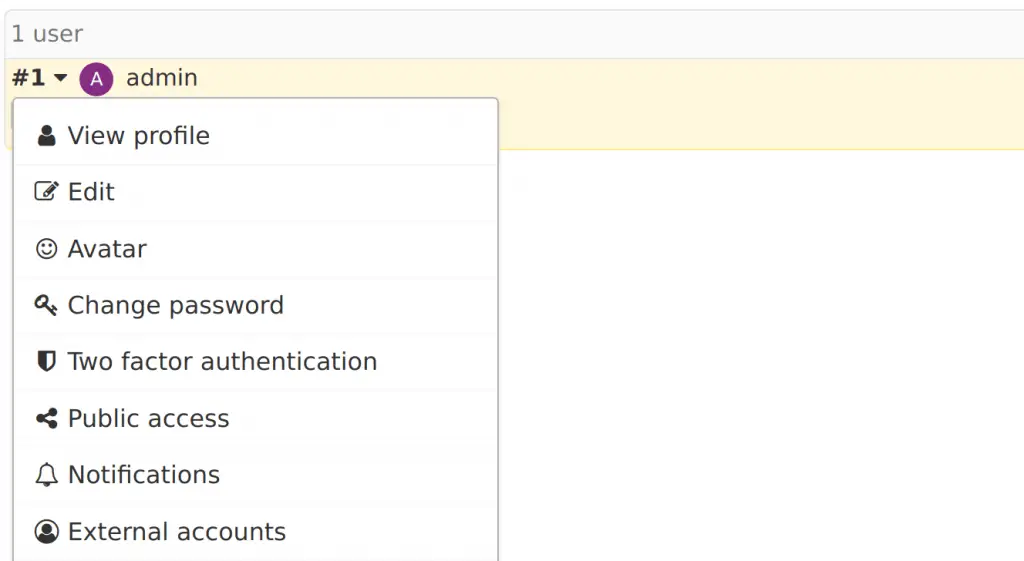 Install Kanboard on Ubuntu 18.04 LTS with Nginx 3 kanboard ubuntu 18.04 change admin pass 01 min
