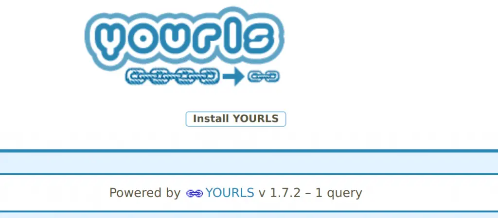 How to install YOURLS - Your Own URL Shortener on Ubuntu 18.04 Bionic Beaver Linux 1 YOURLS Starter Page min