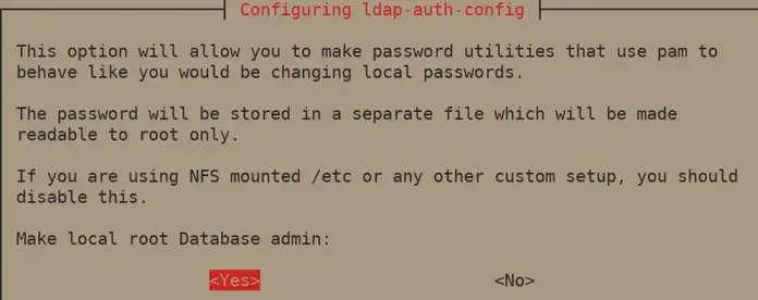 ldap client ubuntu 18.04 make local root database admin min