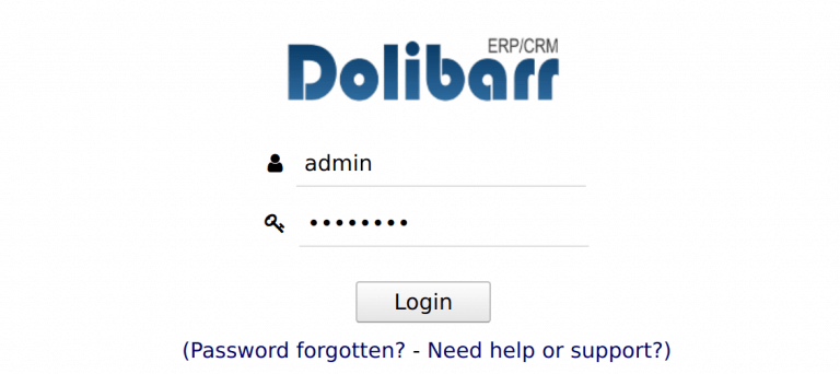 install dolibarr erp crm ubuntu 18.04 login
