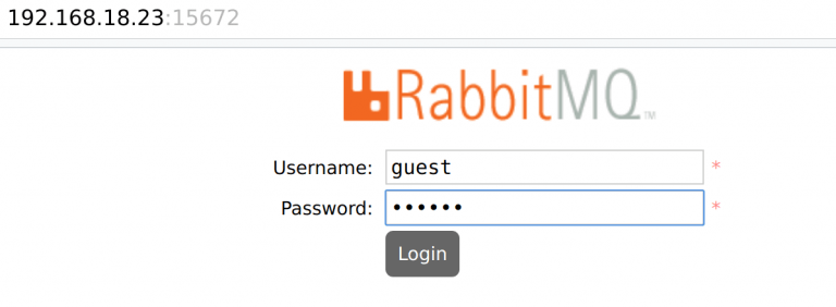 install rabbitmq fedora login