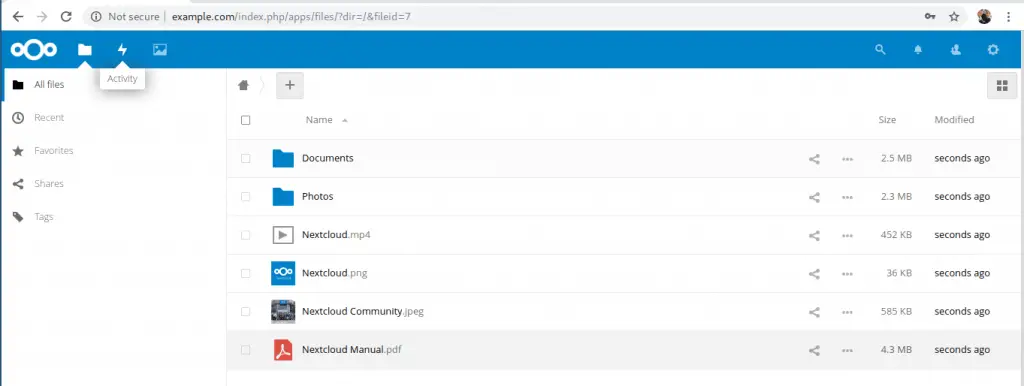Install Nextcloud 19 on Ubuntu 20.04/18.04/16.04 & Debian 10/9 3 install nextcloud 14 ubuntu 18.04 debian 9 03