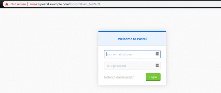 install postal mail server ubuntu 18.04 login