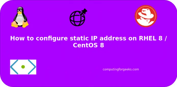 configure static ip address rhel 8