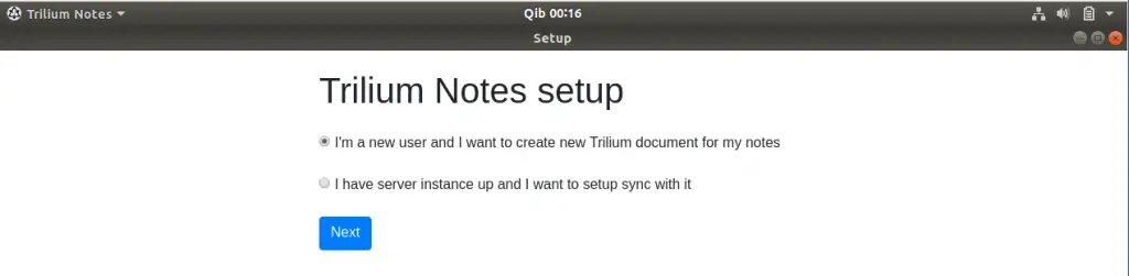 How to setup Personal knowledge base on Ubuntu 18.04 with Trilium Notes 2 install trilium notes desktop 02
