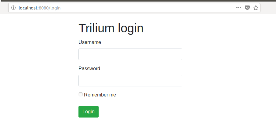 How to setup Personal knowledge base on Ubuntu 18.04 with Trilium Notes 4 install trilium notes server login