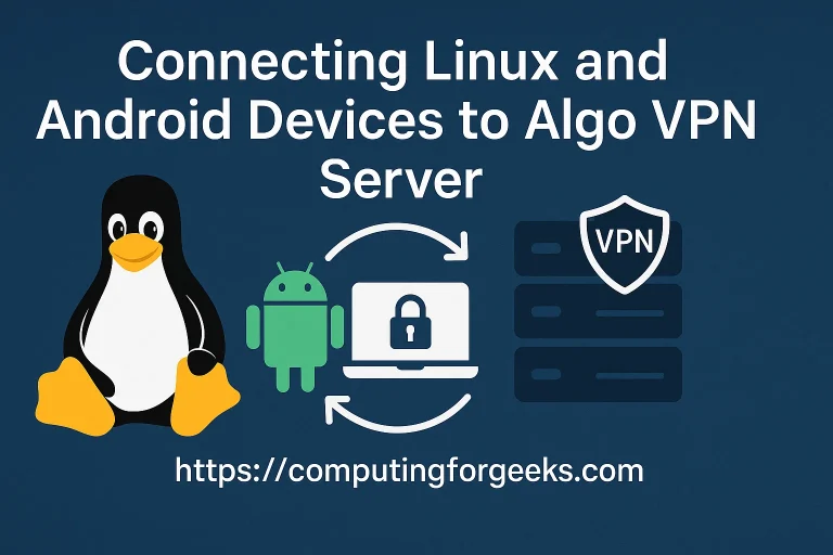 Connecting Linux and Android Devices to Algo VPN 1