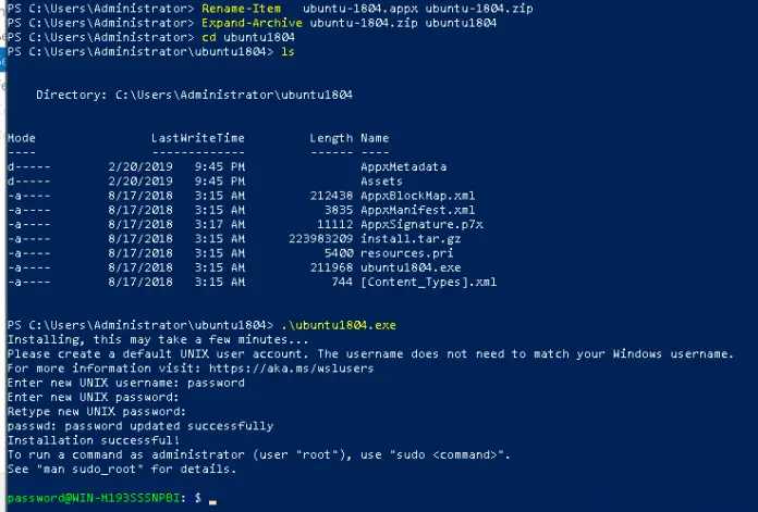 How to run Linux on Windows Server 2019 with WSL | ComputingForGeeks