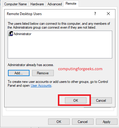 cannot remote desktop to windows 10 microsoft account