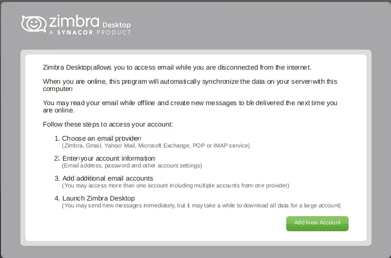How to Install Zimbra Desktop on Ubuntu 18.04 Bionic Beaver 2 install zimbra desktop ubuntu 18.04 01