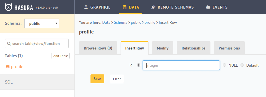 Install Hasura GraphQL Engine on Ubuntu 18.04 / CentOS 7 3 Hasura GraphQL Engine Ubuntu 18.04 CentOS 7 dashboard