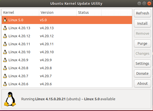 How To Install Linux Kernel 5.x on Ubuntu / Linux Mint 4 Ukuu upgrade kernel
