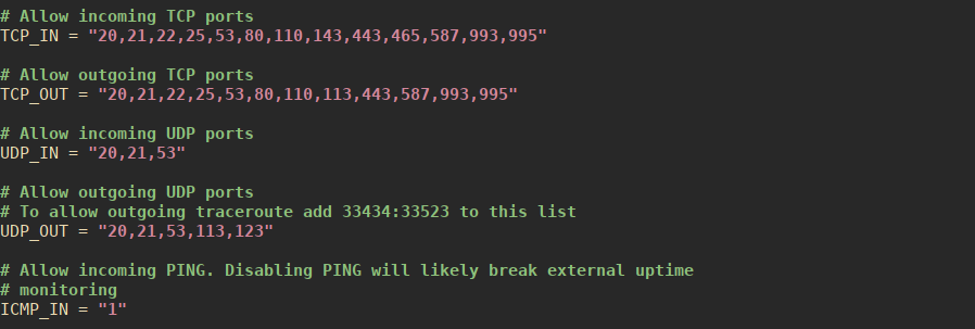 Install and Use CSF Firewall on RHEL / CentOS 8/7 2 csf firewall add ports
