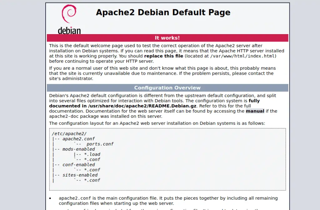 How To Install LAMP Stack on Debian 10 Buster 2 debian 10 lamp apache default page
