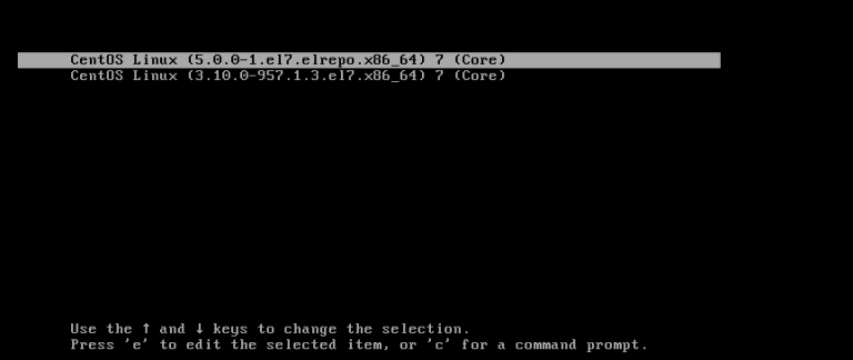 install kernel 5.0 centos 7