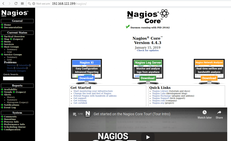 nagios dashboard