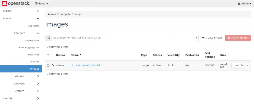 OpenStack Deployment on Ubuntu 18.04 with DevStack 3 openstack glance images