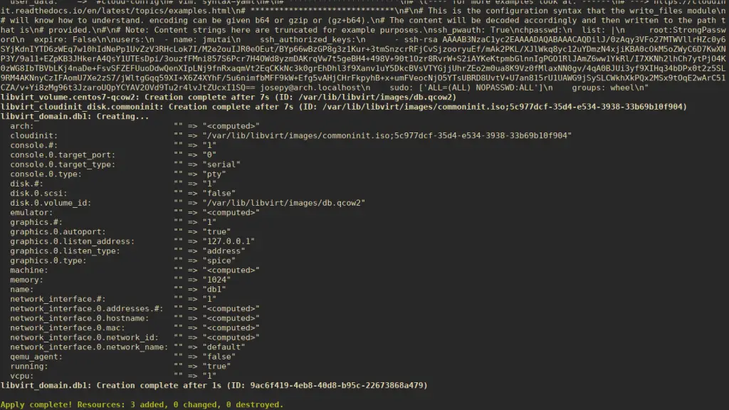 How To Provision VMs on KVM with Terraform 1 terraform apply kvm provider
