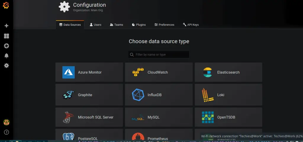 Monitor Zimbra Server with Grafana, Influxdb and Telegraf 1 Add grafana data source