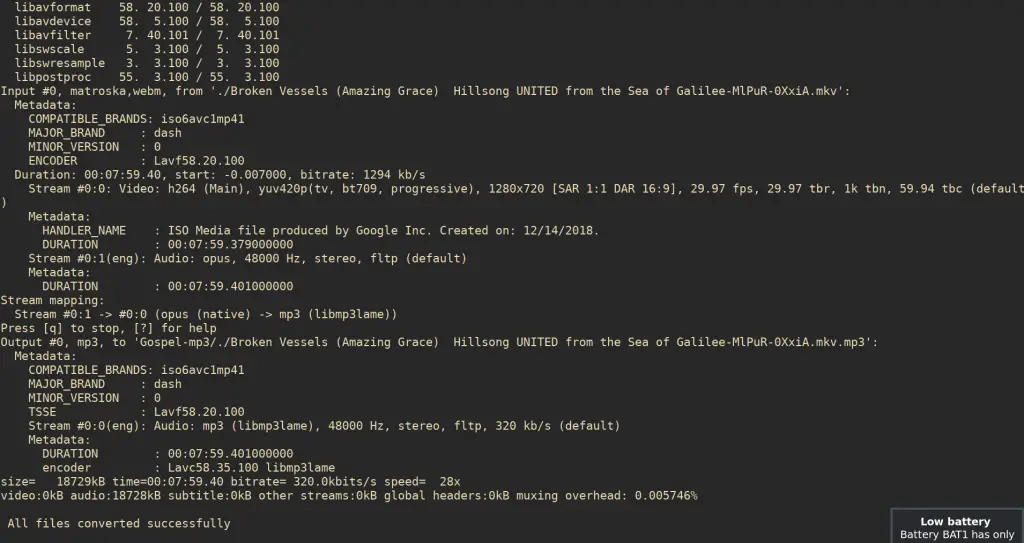 batch flac to mp3 linux ffmpeg