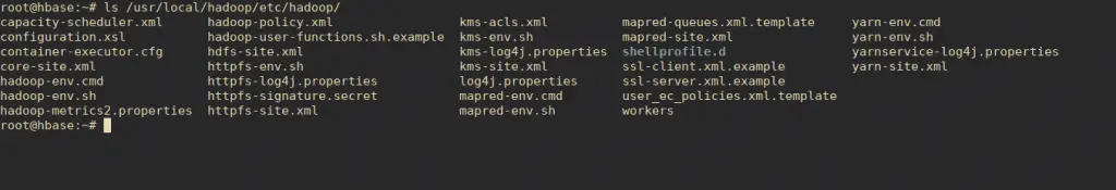 How To Install Apache Hadoop / HBase on CentOS 7 1 hadoop configurations directory