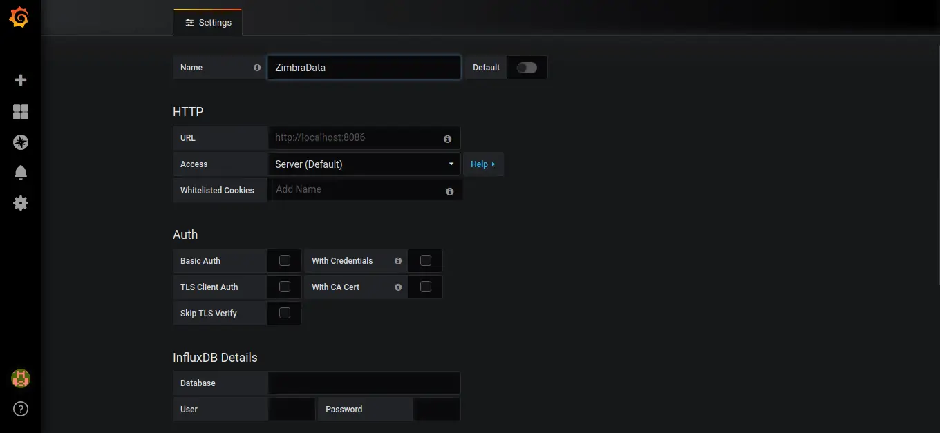 Monitor Zimbra Server with Grafana, Influxdb and Telegraf