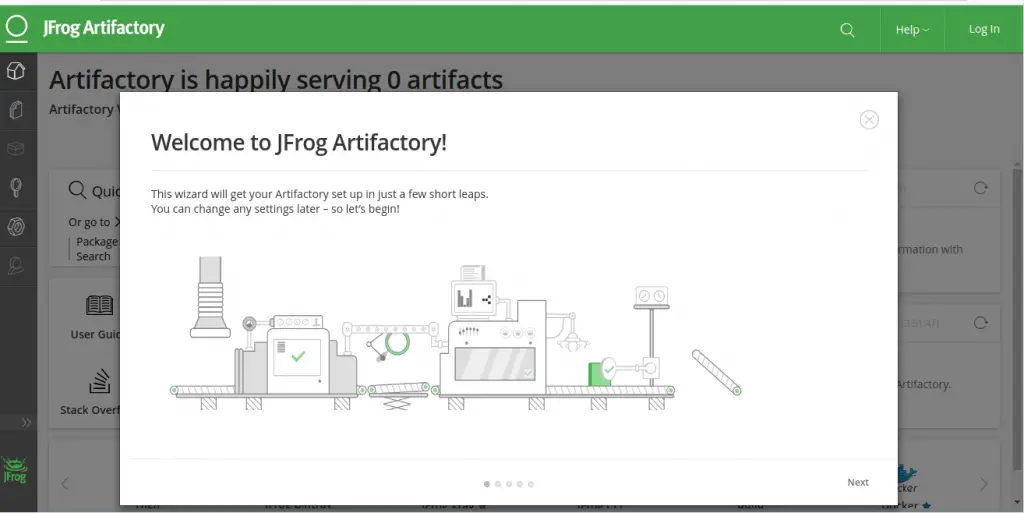 How To Install JFrog Artifactory on CentOS 7 3 welcome to artifactory