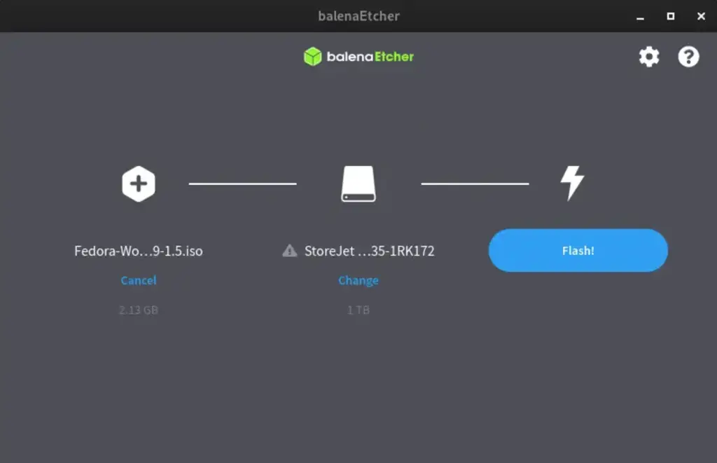 How To Install Fedora 41 - Step by Step With Screenshots 1 fedora etcher