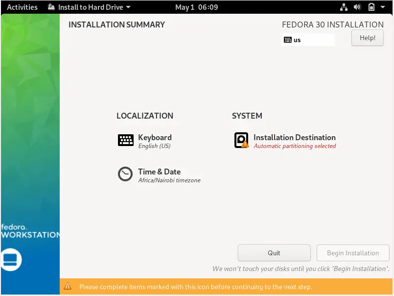 How To Install Fedora 31 - Step by Step With Screenshots 14 install fedora 30 14