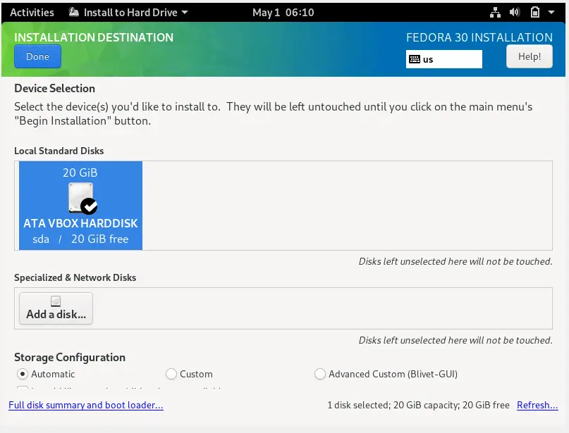 How To Install Fedora 31 - Step by Step With Screenshots 15 install fedora 30 15