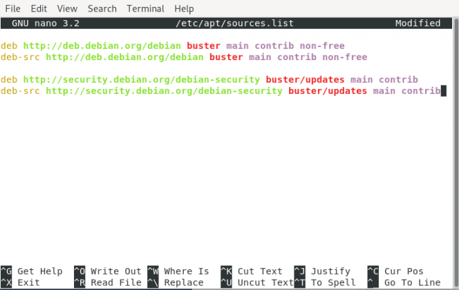Configure Official repositories to sources.list on Debian 12/11/10 ...