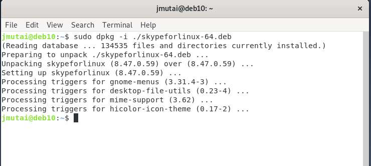 How To Install Skype on Debian 12/11/10 2 install skype debian 10 02