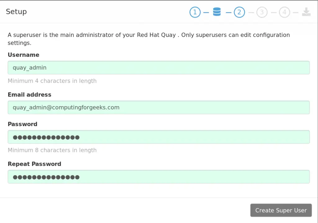 Setup Red Hat Quay Registry on CentOS / RHEL / Ubuntu 4 install quay redhat 05