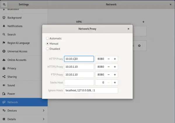 How To Set System Proxy on Debian 11/10/9 | ComputingForGeeks