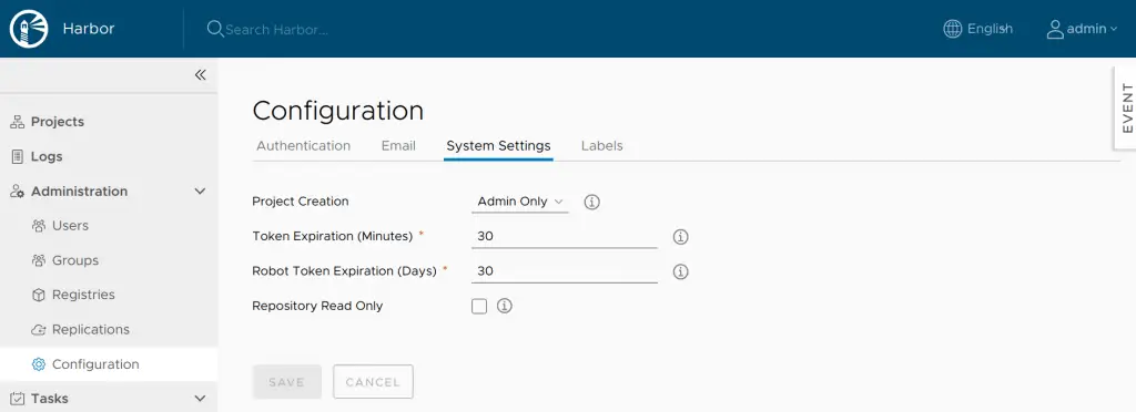 How To Prevent users from Creating Projects in Harbor registry 1 prevent users from creating projects in harbor