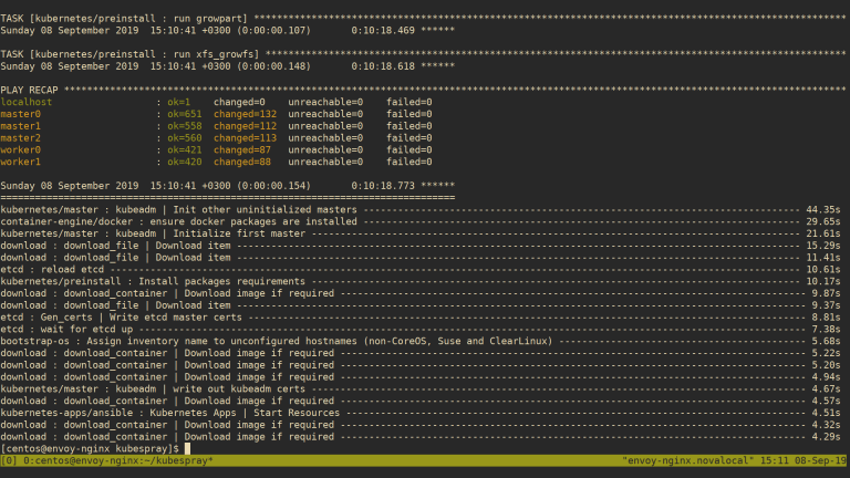 deploy production ready kubernetes kubespray 01