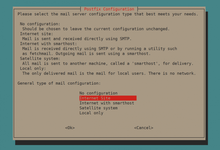 install postfix debian 10 01